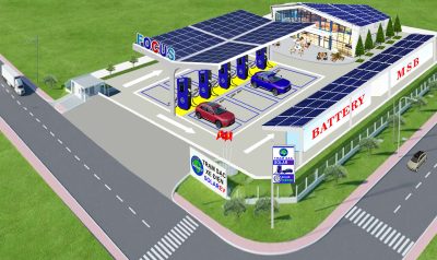 SOLAREV – Electric vehicle charging station system using renewable energy sources